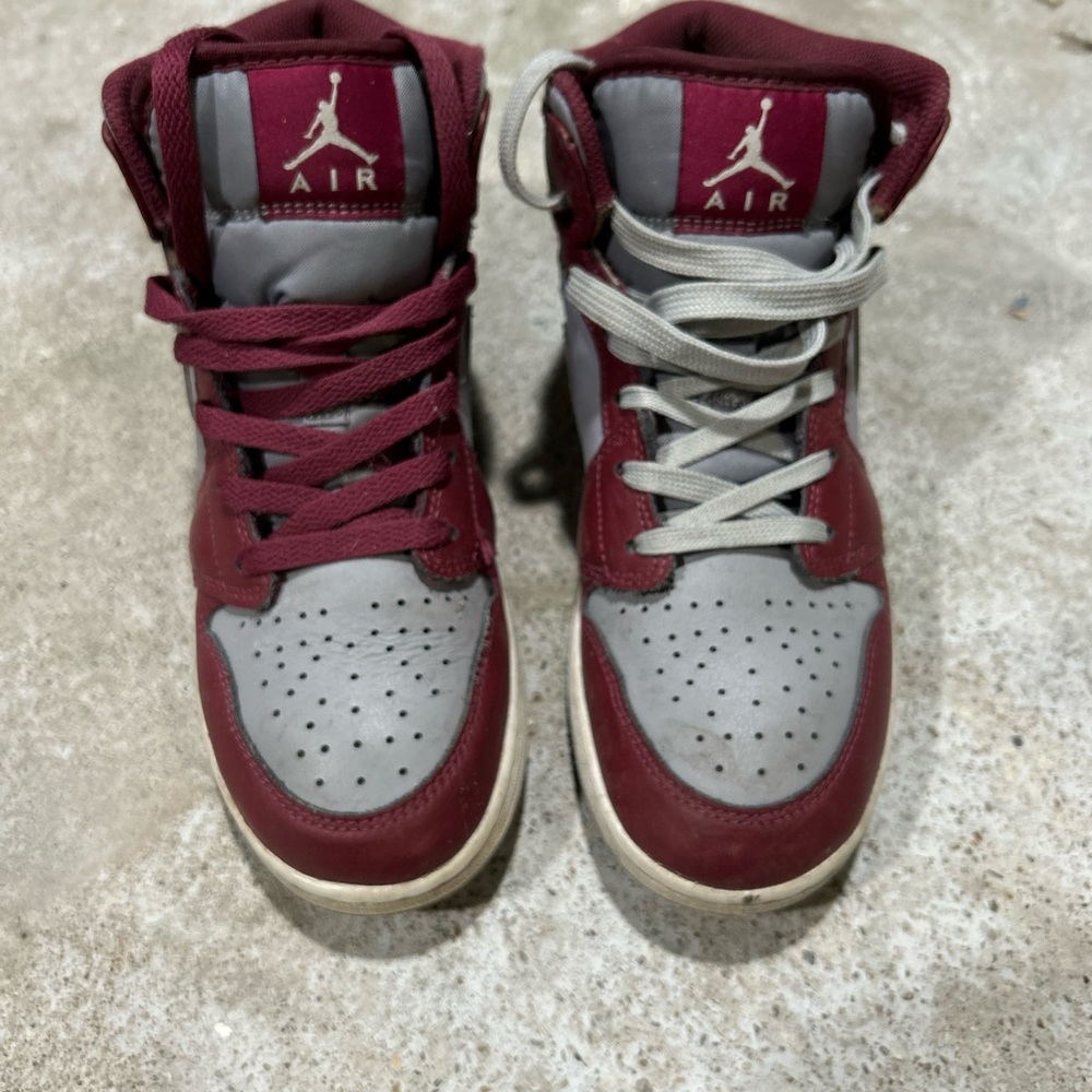 Jordan Burgundy Sneakers